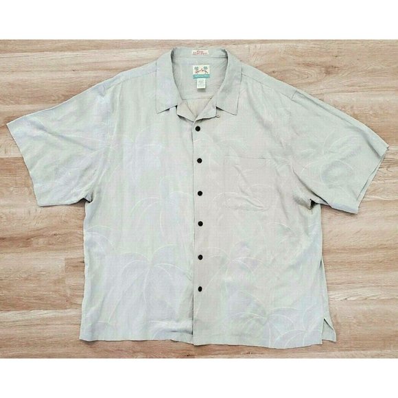 reyn spooner Other - Reyn Spooner Mens Regency Silk Linen Shirt XXL